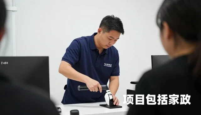 湖南高升高空设备租赁有限公司展示家政服务应用成果